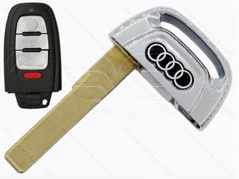 Лезо смарт ключа Audi A4, A5, A6, A7, A8, Q5, HU66, тип 2