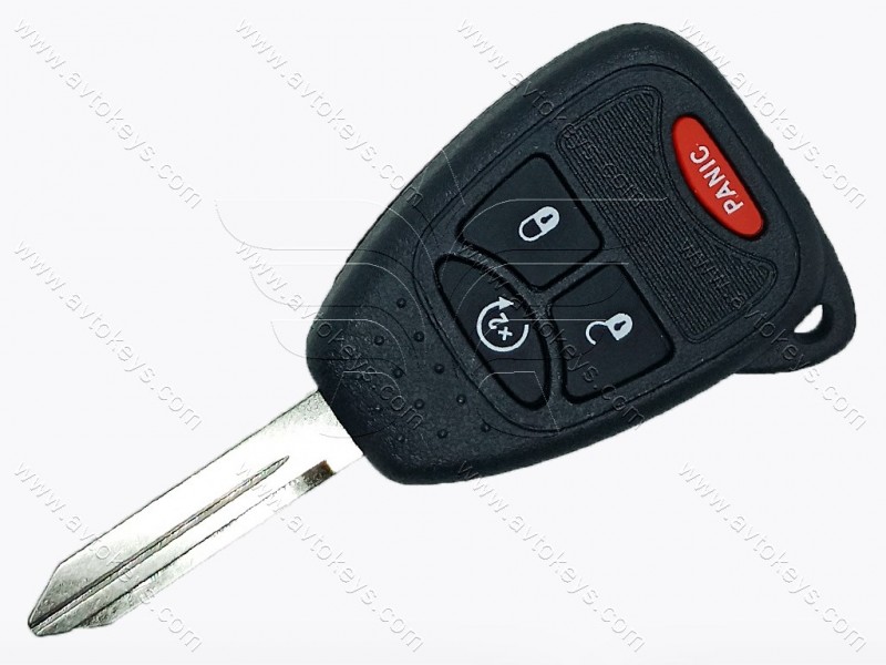 Корпус ключа Chrysler/Doodge/Jeep 3+1 кнопки тип 3, лезо СY22
