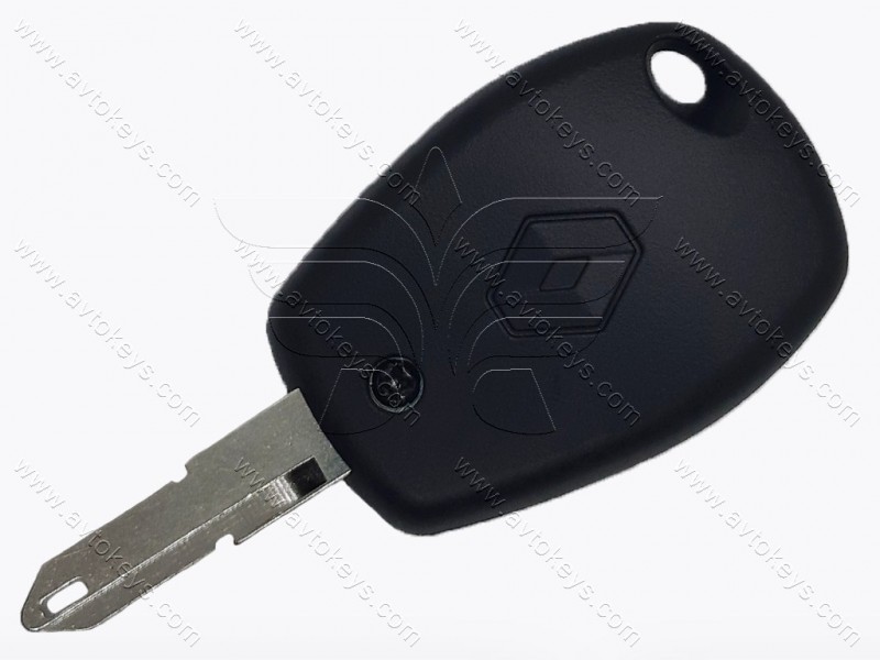 Корпус ключа Renault Kangoo, Modus та інші, 2 кнопки, лезо NE73, лого