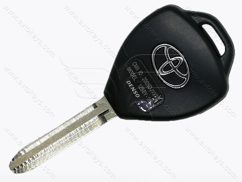 Корпус ключа Toyota Corolla, Rav4, Auris та інші, 2 кнопки, лезо TOY43, лого