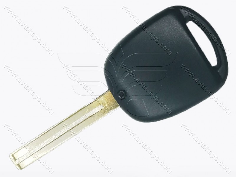 Корпус ключа Toyota, Lexus, 3 кнопки, лезо TOY49 (довге), без лого