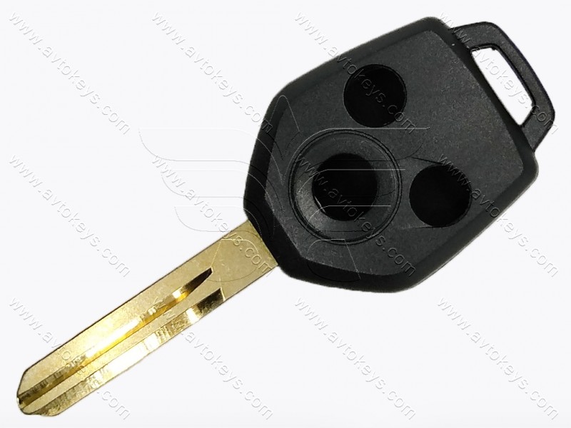 Корпус ключа Subaru Legacy, Outback, Tribeca, 3 кнопка, лезо NSN14