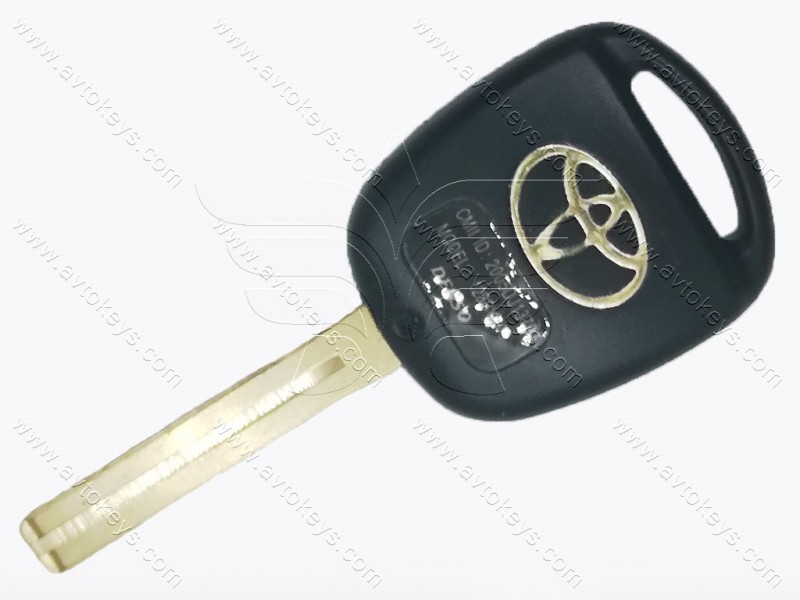 Корпус ключа Toyota, 2 кнопки, лезо TOY49 (довге), з лого