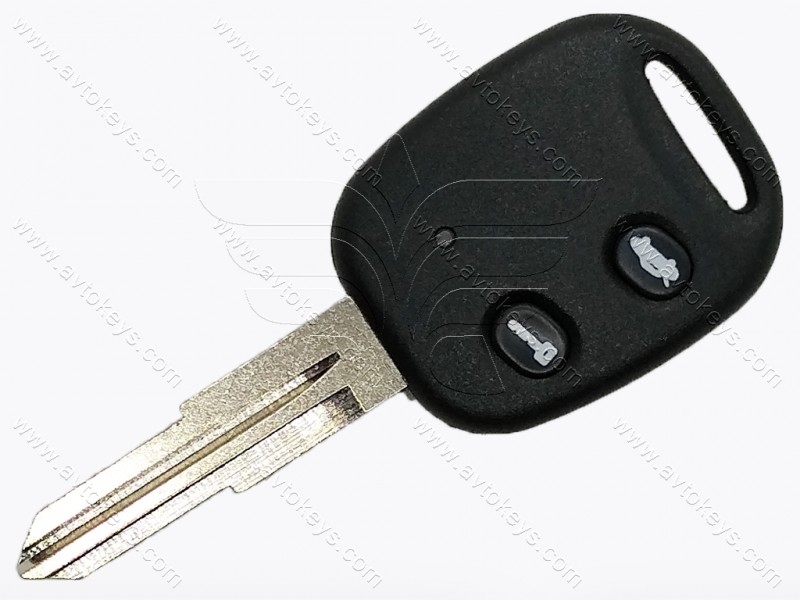 Корпус ключа Chevrolet Epica, 2 кнопки, лезо DWO5, без лого