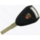 Корпус ключа Porsche 911 Targa, Boxster, Cayman та інші, 3 кнопки, лезо HU66