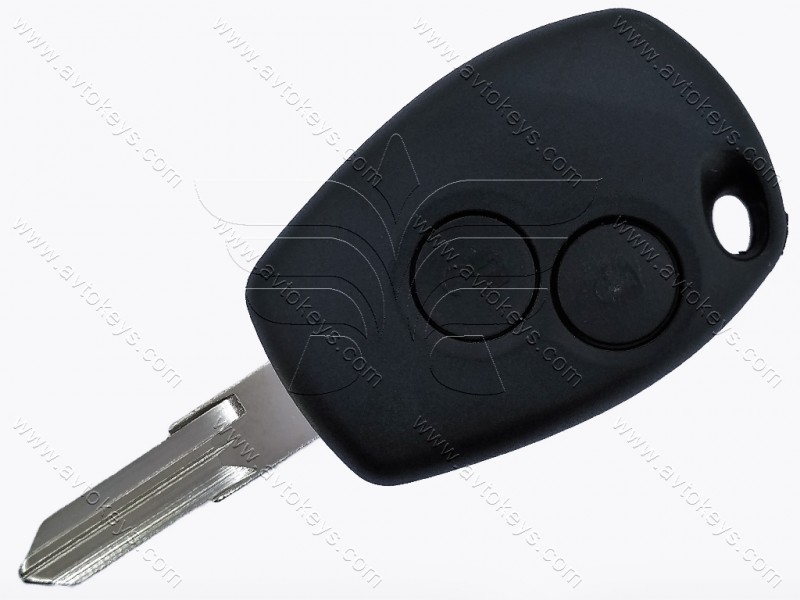 Корпус ключа Renault Kangoo, Twingo та інші, 2 кнопки, лезо VAC102