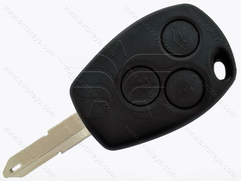 Корпус ключа Renault Master, Traffic та інші, 3 кнопки, лезо NE73