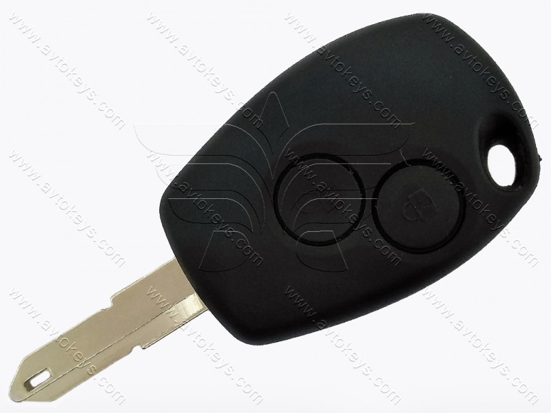 Корпус ключа Renault Kangoo, Modus та інші, 2 кнопки, лезо NE73