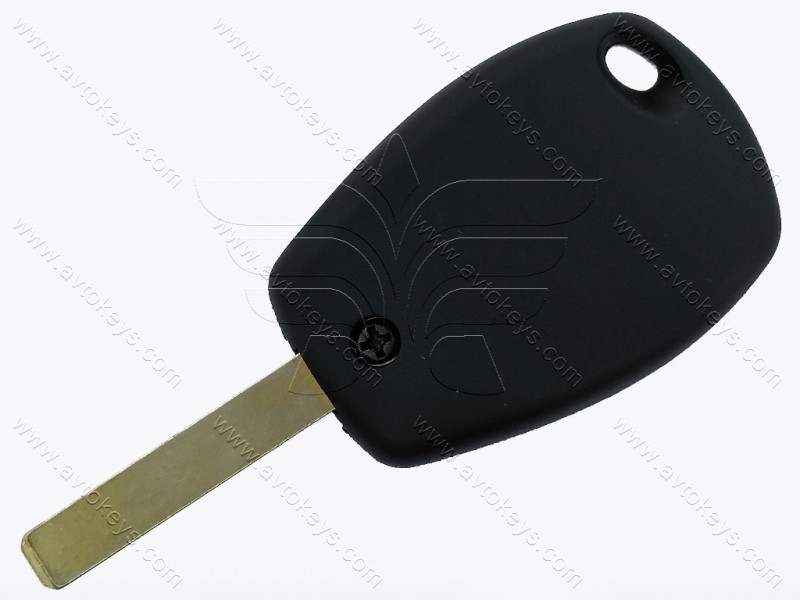 Корпус ключа Renault, Nissan, 2 кнопки, лезо VA2