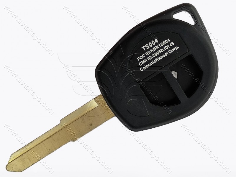 Корпус ключа Suzuki Swift, Grand Vitara, SX4, 2 кнопки, лезо HU133R
