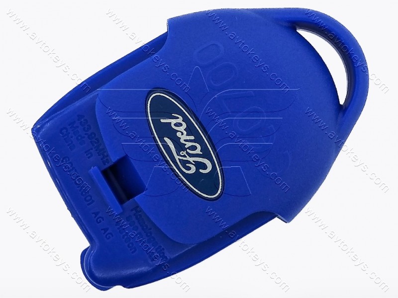 Корпус ключа Ford Tranzit, 3 кнопки, синій