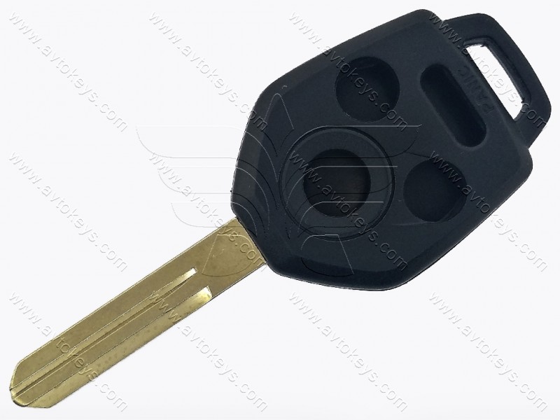 Корпус ключа Subaru Legacy, Outback, Tribeca, 3+1 кнопка, лезо NSN14