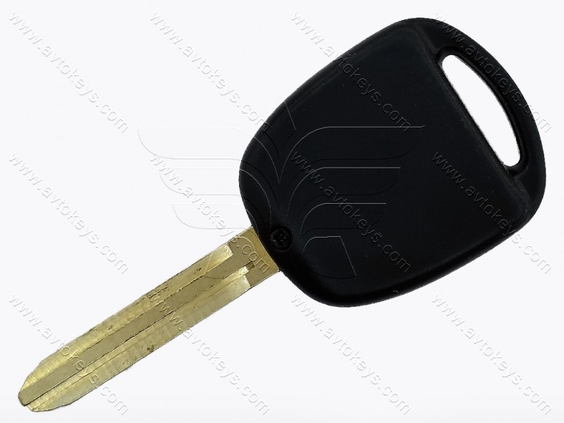 Корпус ключа Toyota Corolla, Prius, Avensis Verso та інші, 3 кнопки, лезо TOY43, без лого