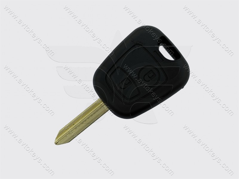 Корпус ключа Citroen 2 кнопки, лезо SX9