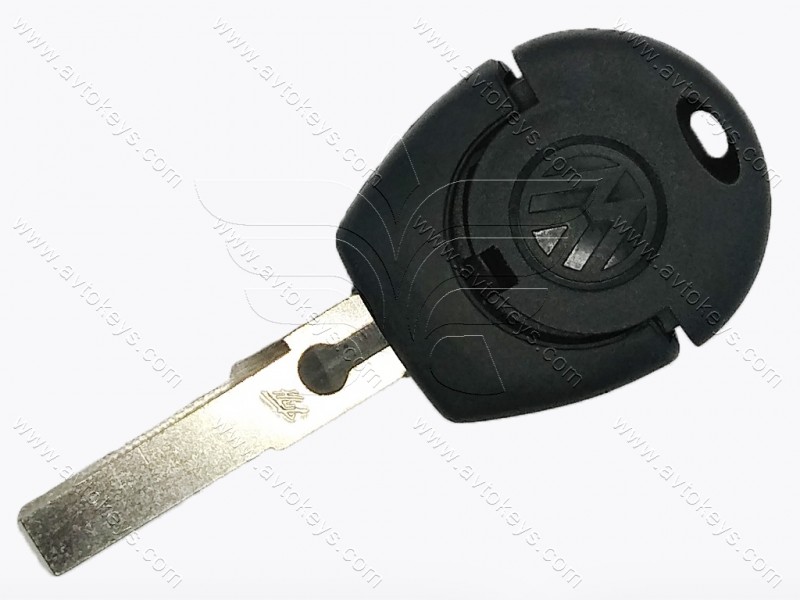 Корпус ключа Volkswagen, 2 кнопки (Car/Key), лезо HU66