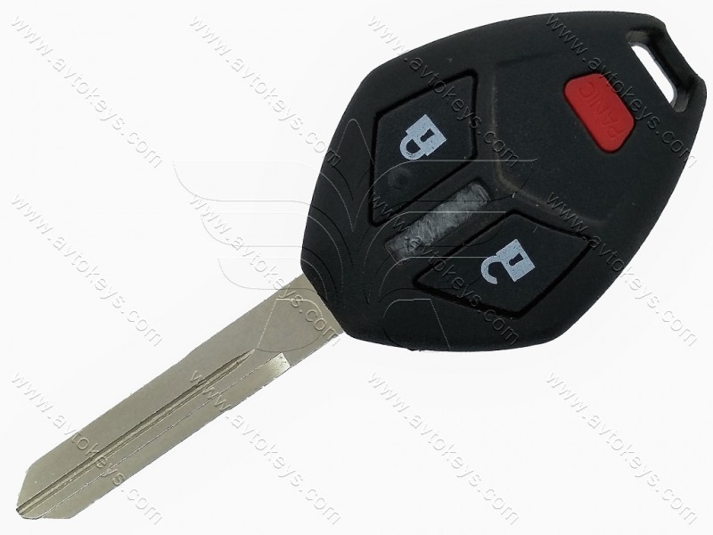 Корпус ключа Mitsubishi Raider та інші, 2+1 кнопки, лезо CY24