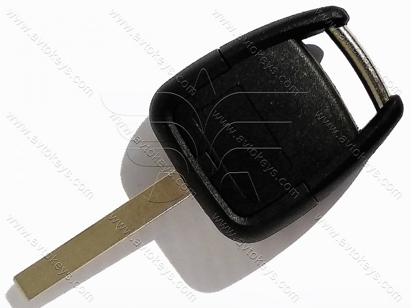 Корпус ключа Opel Agila та інші, 2 кнопки, лезо HU100