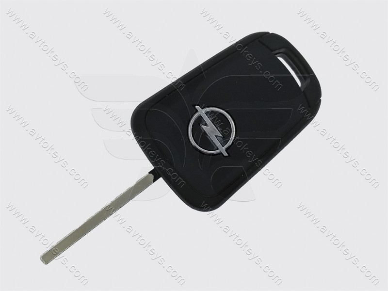 Корпус ключа Opel 3 кнопки, лезо HU100