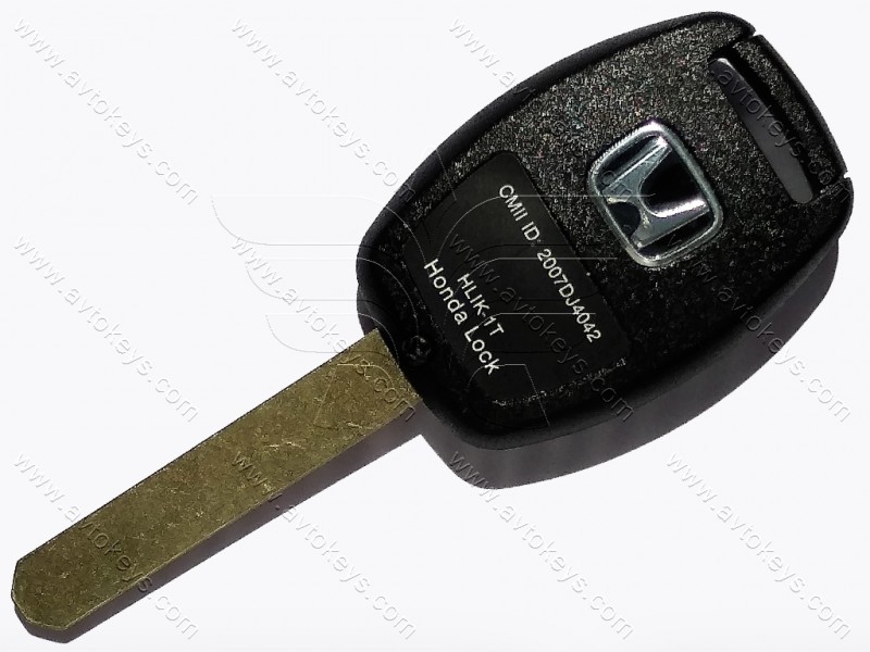 Корпус ключа Honda Accord, Honda Civic та інші, 3+1 кнопки, лезо HON66, без місця під чіп