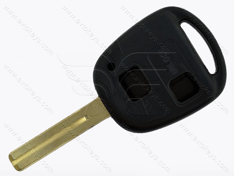 Корпус ключа Toyota Land Cruiser 100 та інші, 2 кнопки, лезо TOY48
