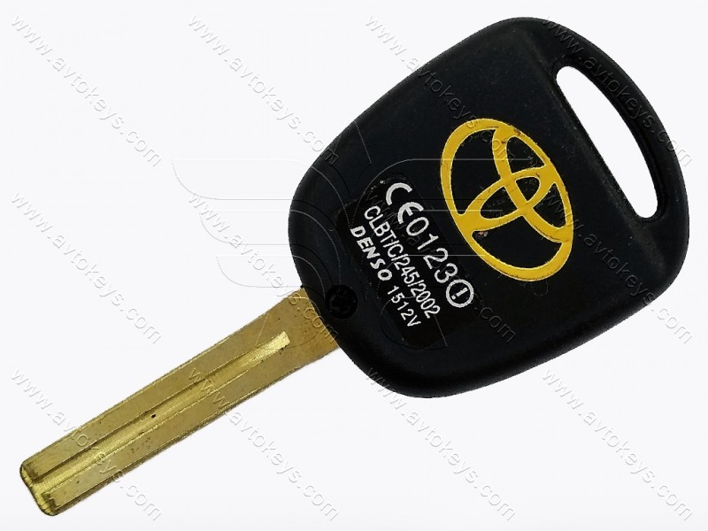 Корпус ключа Toyota Land Cruiser 100 та інші, 3 кнопки, лезо TOY48