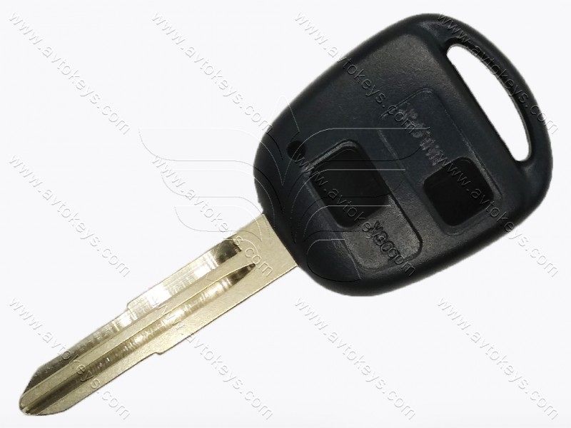 Корпус ключа Toyota Echo, Yaris, MR2 та інші, 2 кнопки, лезо TOY41R