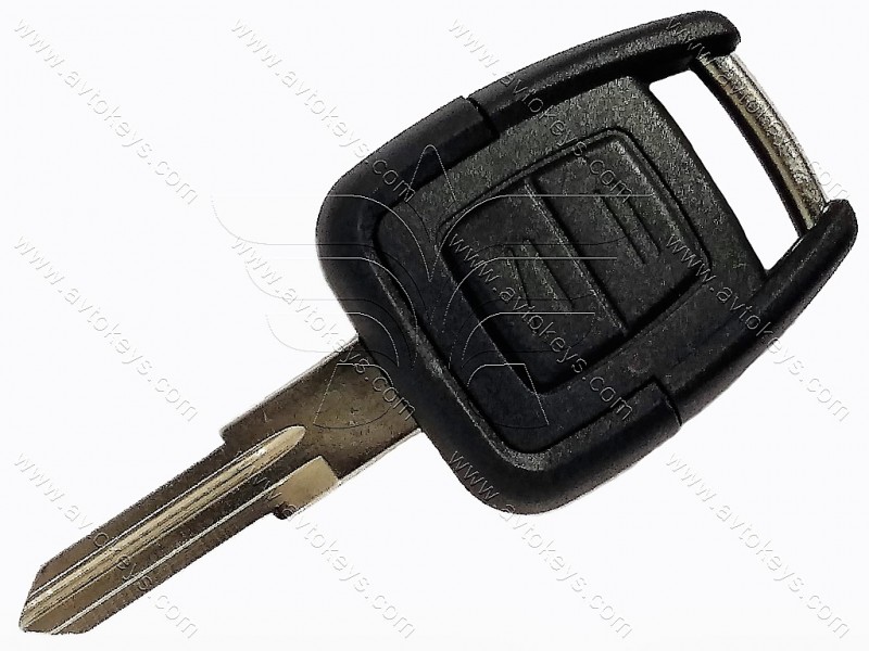Корпус ключа Opel Astra, Vectra, Tigra та інші, 2 кнопки, лезо HU46
