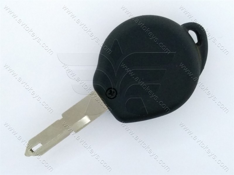 Корпус ключа Peugeot 206, 1 кнопка, лезо NE72