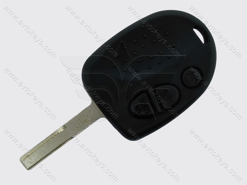 Корпус ключа Chevrolet Caprice, Lumina, 3 кнопки, лезо HU43