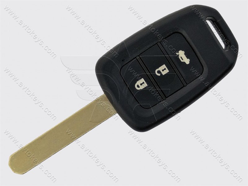 Корпус ключа Honda CR-V, HR-V та інші, 3 кнопки, лезо HON66