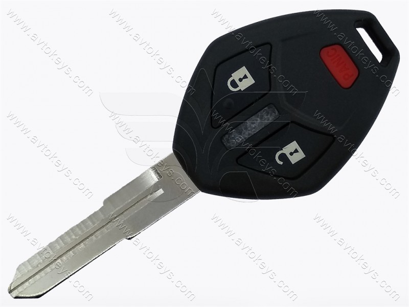 Корпус ключа Mitsubishi Outlander, Lancer, I-MEIV та інші, 2+1 кнопки, лезо MIT11R