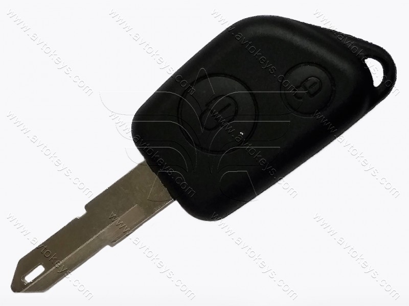 Корпус ключа Peugeot, 2 кнопки, лезо NE73
