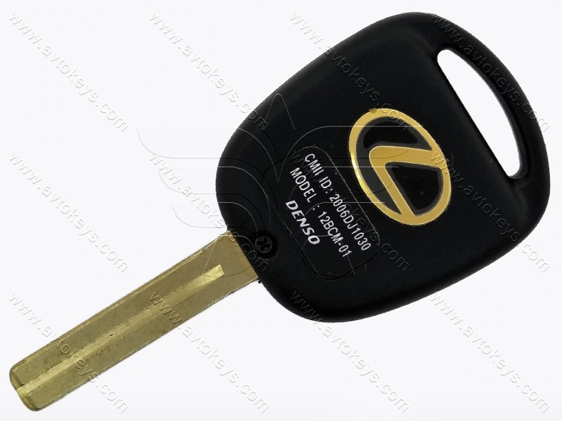 Корпус ключа Lexus IS300, RX300, ES300 та інші, 3 кнопки, лезо TOY48 (коротке)