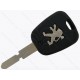 Корпус ключа Peugeot 406, 607, 2 кнопки, лезо NE78