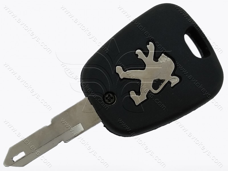 Корпус ключа Peugeot 106, 206, 2 кнопки, лезо NE73