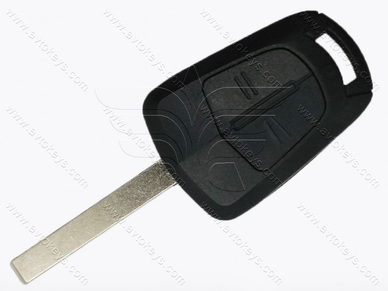 Корпус ключа Opel Vectra, Signum, 2 кнопки, лезо HU100