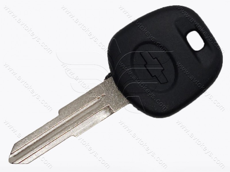 Корпус ключа із місцем під чіп Chevrolet, лезо DWO5, з логотипом