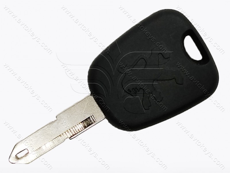 Корпус ключа з місцем під чіп Peugeot 106, 206 та інші, лезо NE73, тип 2