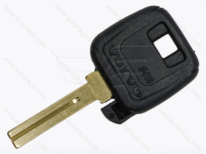 Корпус ключа з місцем під чіп Volvo S60, S80, V70, XC70, XC90, лезо NE66