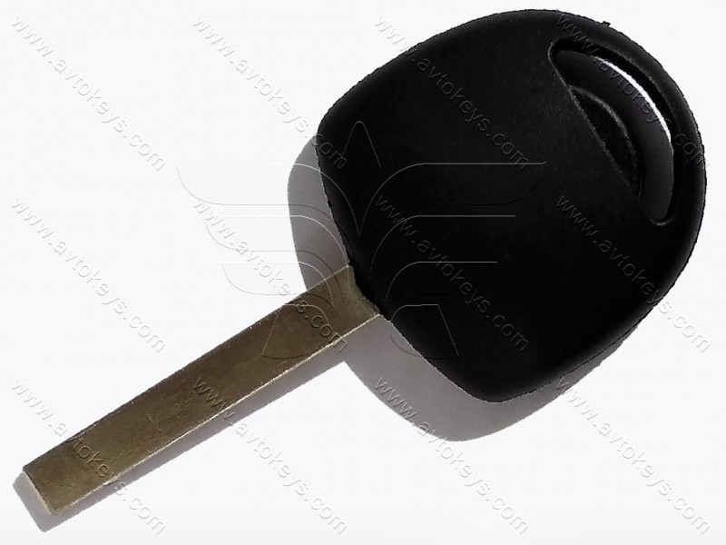 Корпус ключа з місцем під чіп Opel Adam, Astra, Corsa та інші, лезо HU100, з лого