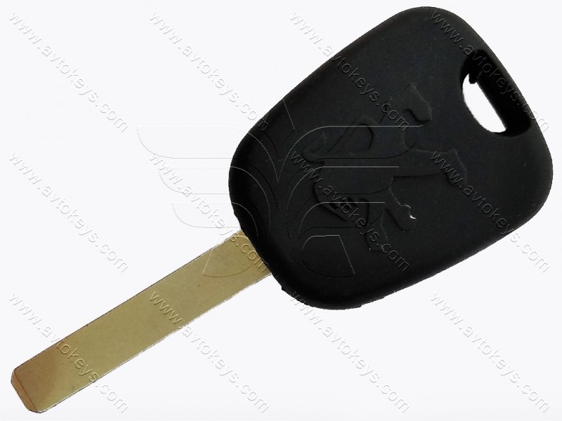 Корпус ключа з місцем під чіп Peugeot 407, 1007, Partner та інші, лезо VA2