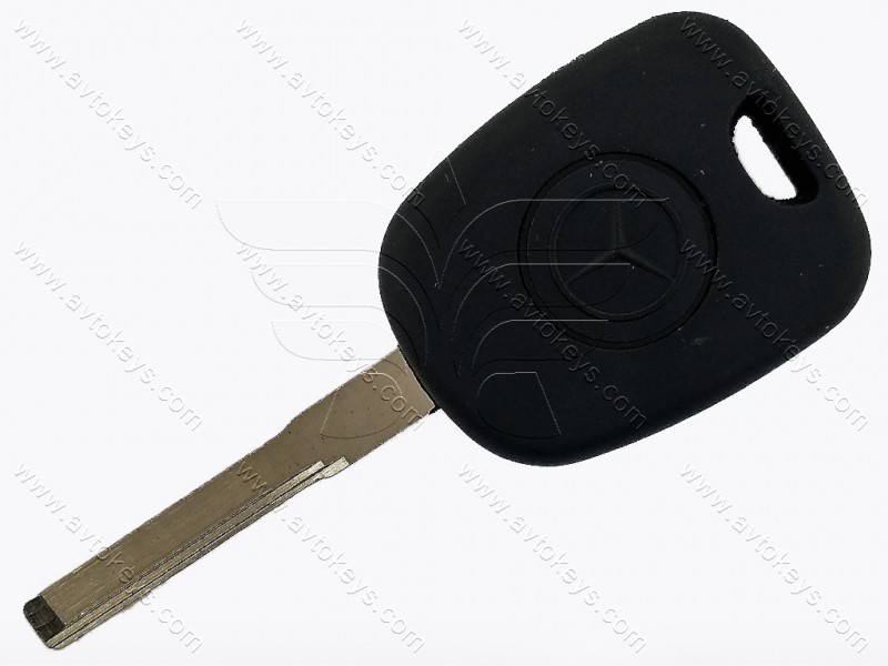 Корпус ключа з місцем під чіп Mercedes C-class, E-class, ML-class, лезо HU64, з лого