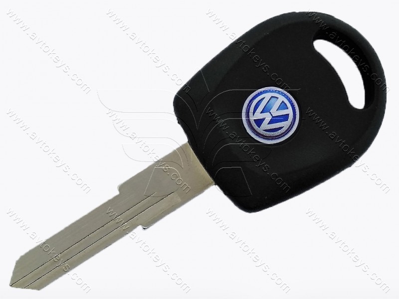 Корпус ключа з місцем під чіп Volkswagen, лезо HU49, тип 1
