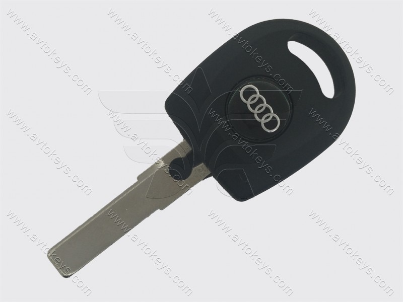 Корпус ключа з місцем під чіп Audi A3, A4, A6, A8 та інші, лезо HU66, з підсвічуванням