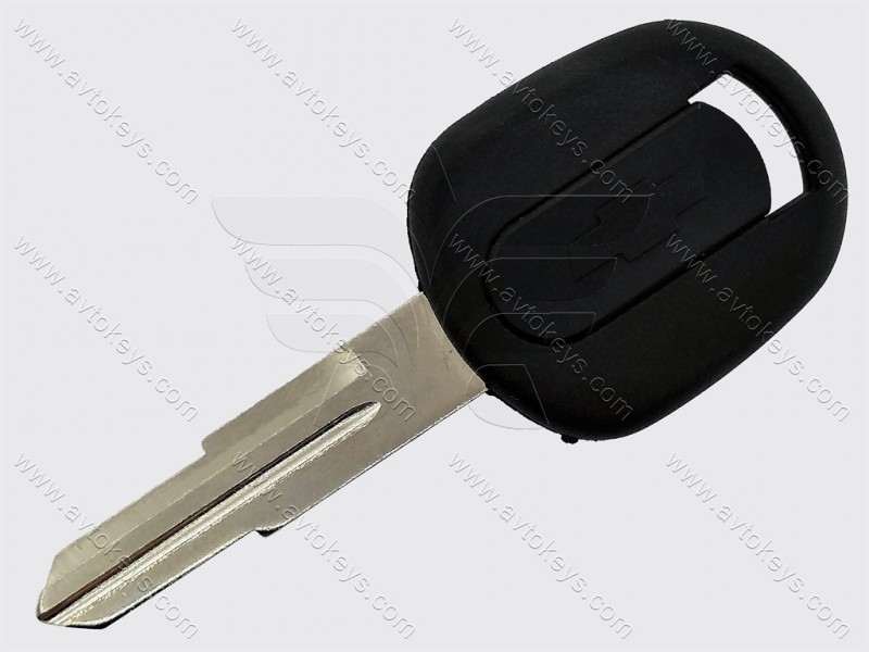 Корпус ключа з місцем під чіп Chevrolet, лезо DWO4R, лого, тип 1