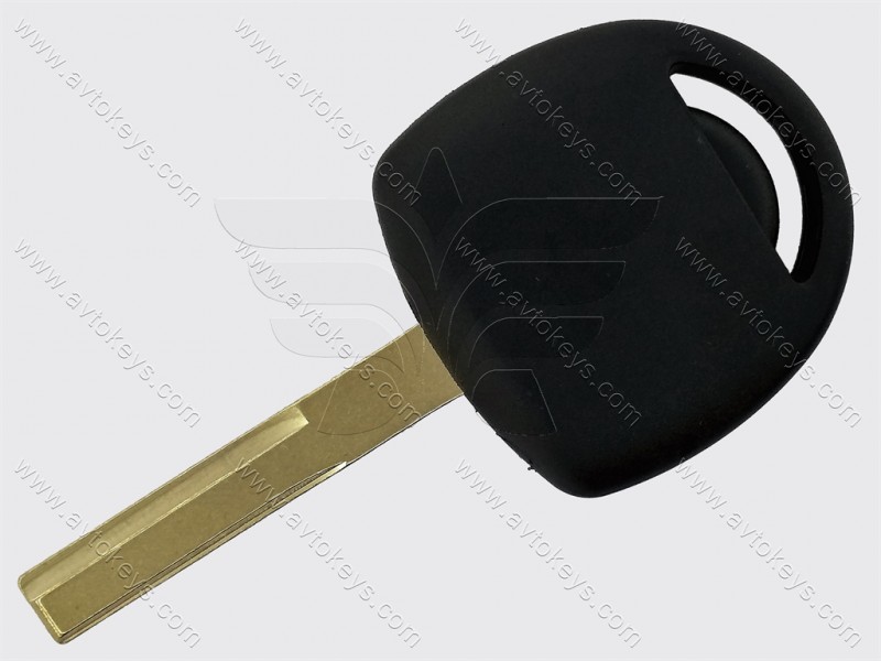 Корпус ключа з місцем під чіп Opel Vectra, Zafira та інші, лезо HU43, без лого