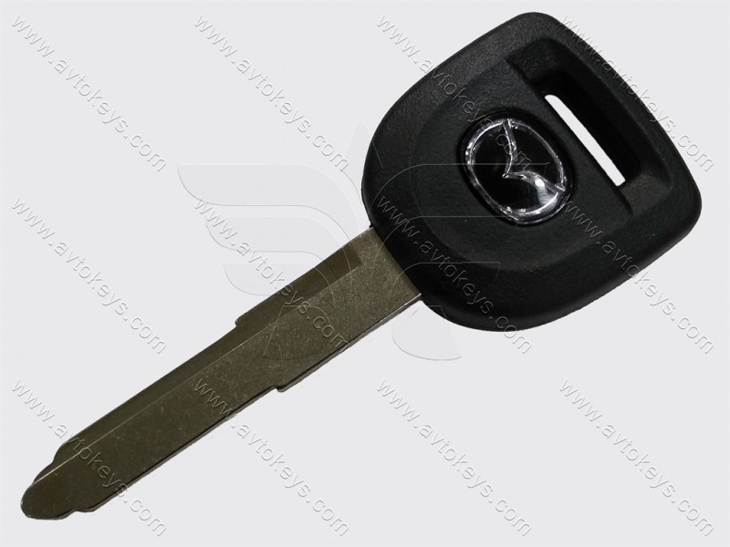Корпус ключа з місцем під чіп Mazda CX-5, CX-7, CX-9 та інші, лезо MAZ24R, з лого