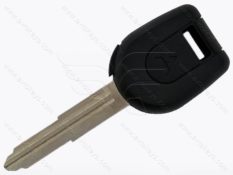 Корпус ключа з місцем під чіп Mitsubishi Mirage, Outlander, Pajero та інші, лезо MIT11R, тип 2