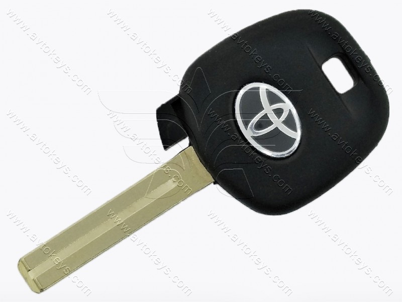 Корпус ключа з місцем під чіп Toyota Land Cruizer 100 та інші, лезо TOY48, тип 2