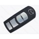 Корпус смарт ключа Mazda 3+1 кнопки, тип 1